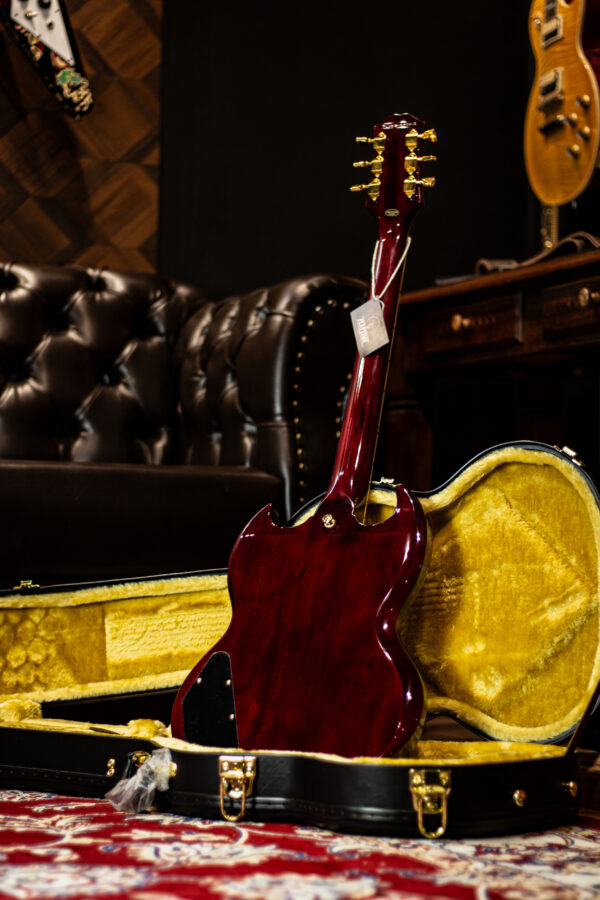 Epiphone SG Custom 1963 Joe Bonamassa Case Wine Red - Image 5