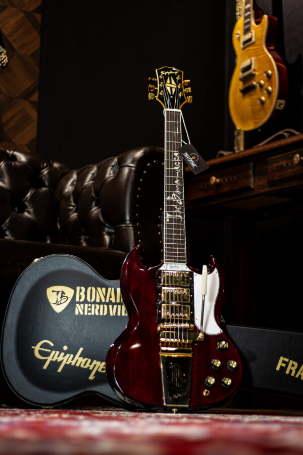 Epiphone SG Custom 1963 Joe Bonamassa Case Wine Red