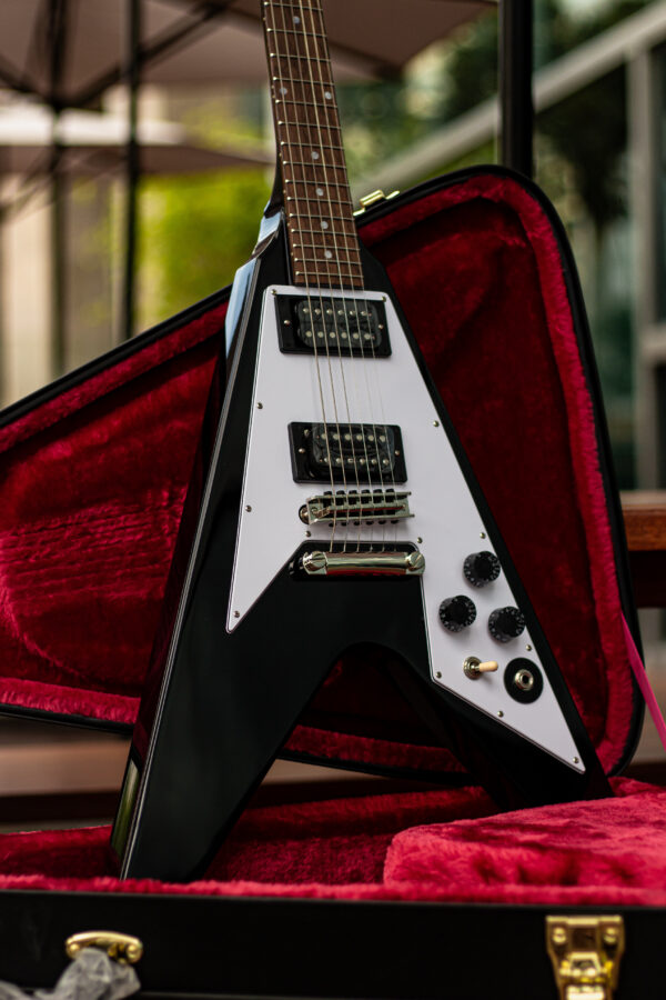 Epiphone Flying V 1979 Kirk Hammet Ebony - Image 3