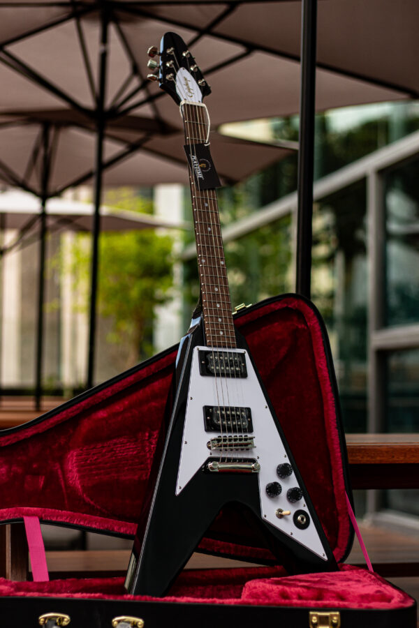 Epiphone Flying V 1979 Kirk Hammet Ebony