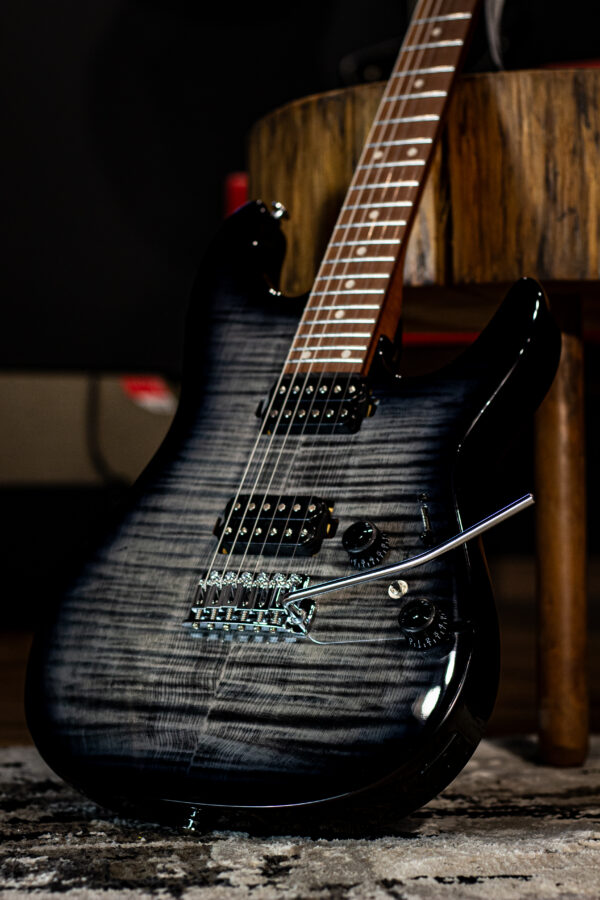 Ibanez AZ24S1F TKS - Transparent Black Sunburst - Image 2