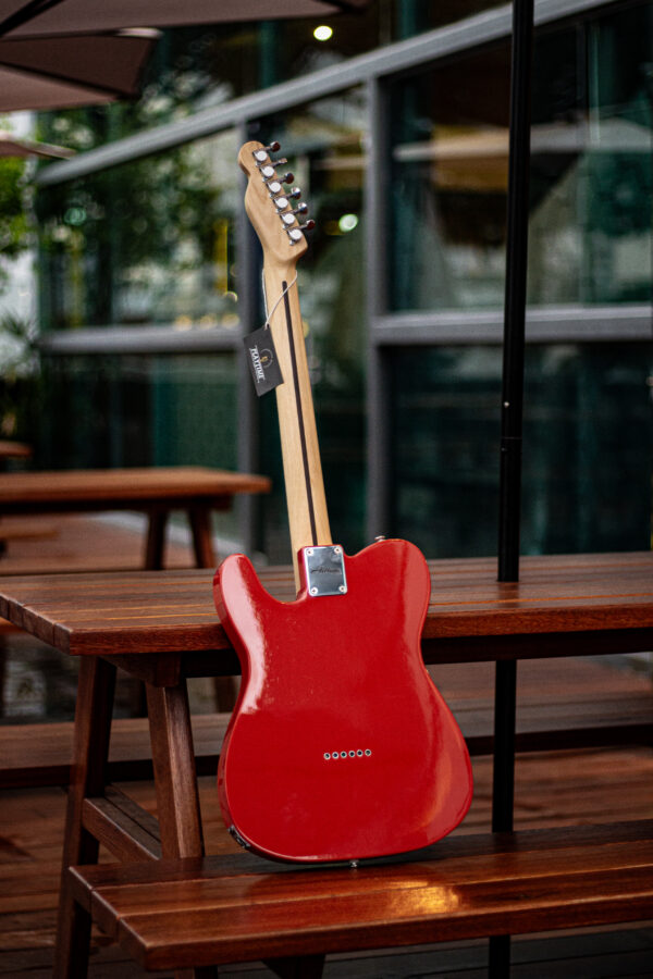 Arttone Thinline Telecaster Fiesta Red - Soft Case - Image 4