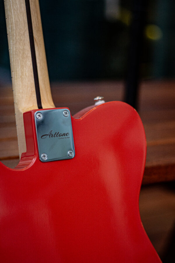 Arttone Thinline Telecaster Fiesta Red - Soft Case - Image 6