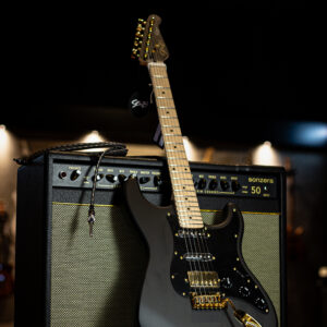 Seizi Vintage Budokan HSS Reinaldo Meirelles  Satin Black Gold