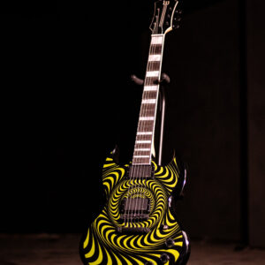 Wylde Audio Schecter Barbarian Psychic Bullseye Grim Green