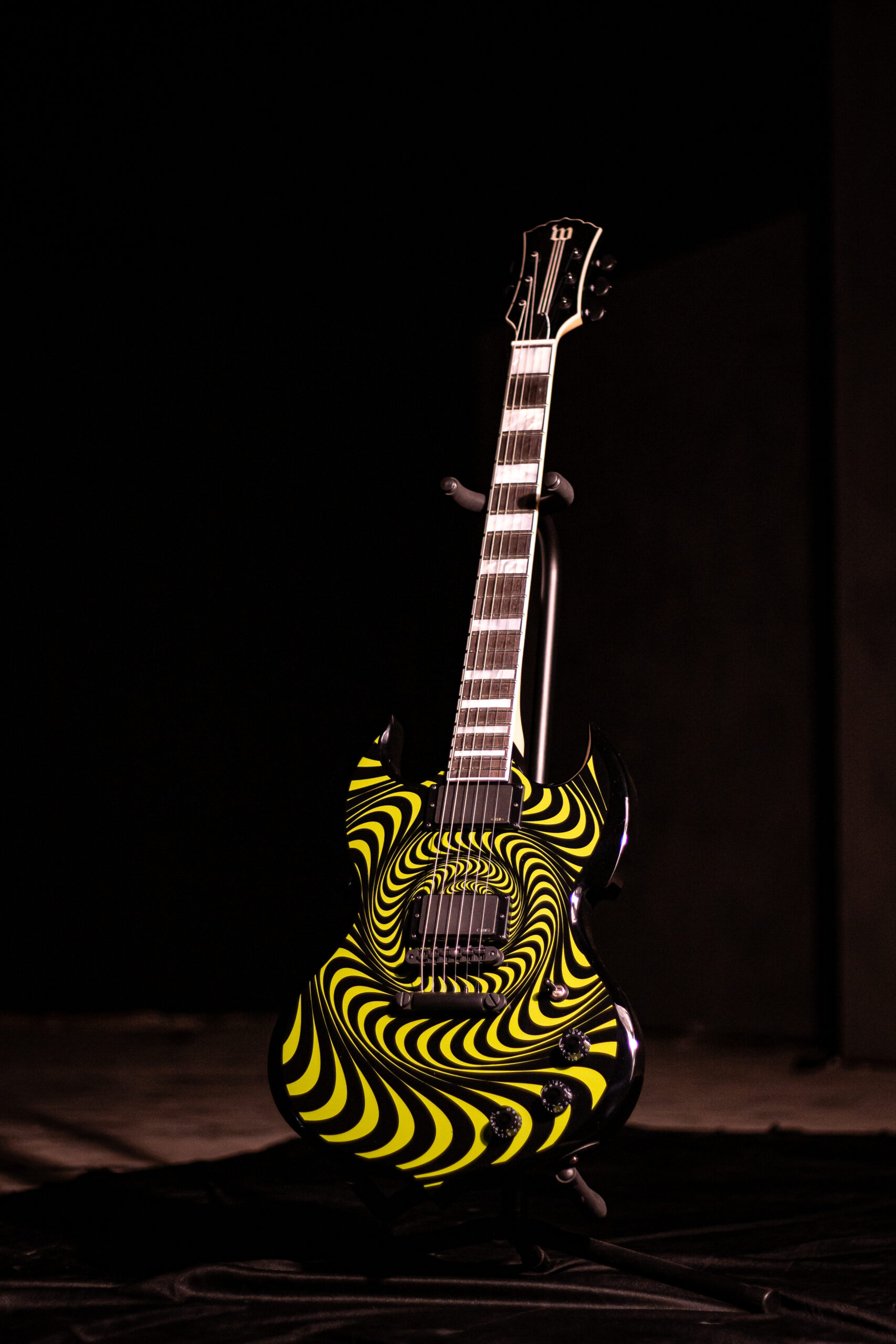 Wylde Audio Schecter Barbarian Psychic Bullseye Grim Green