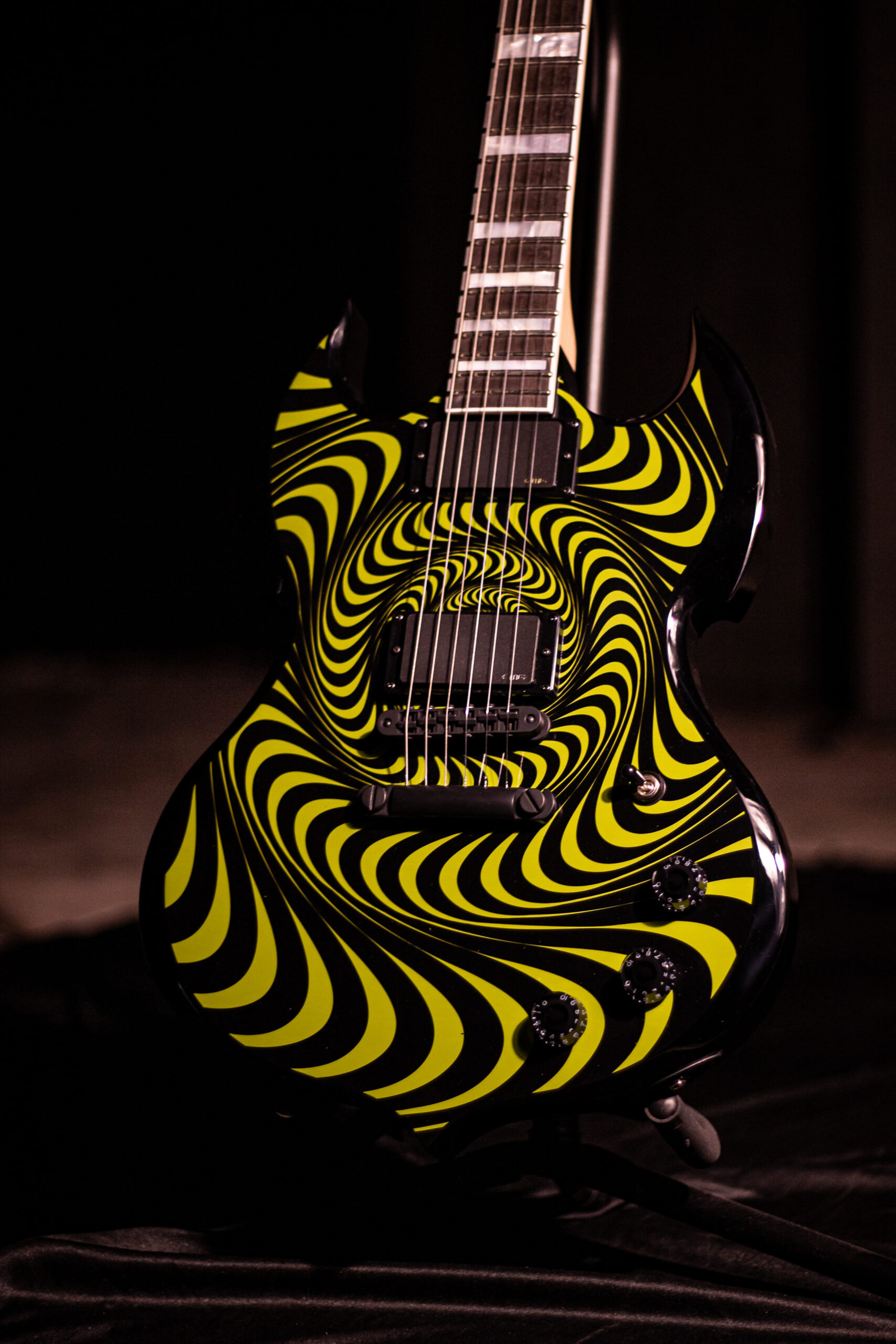 Wylde Audio Schecter Barbarian Psychic Bullseye Grim Green - Imagem 2