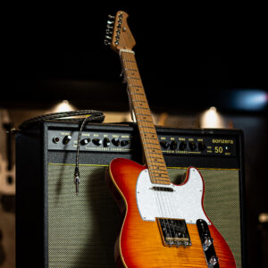 Seizi Vintage Saitama Plus Flamed Cherry Burst