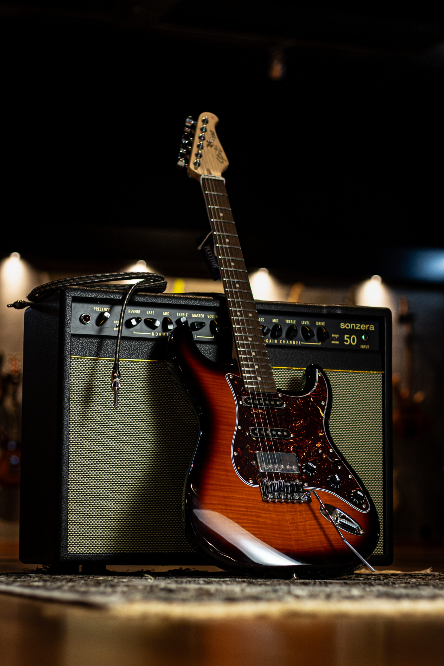 Seizi Vintage Budokan Plus Ozielzinho Flamed Sunburst