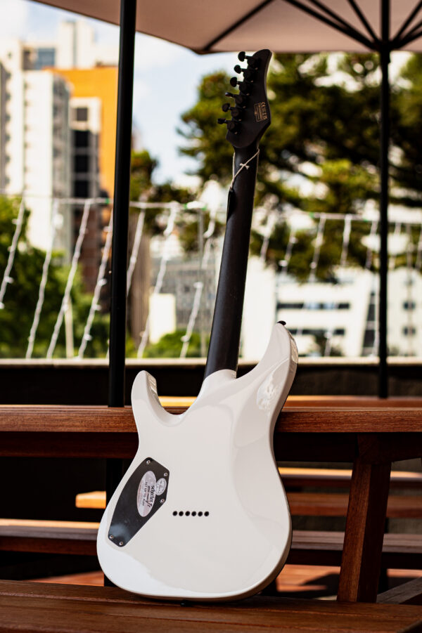 Schecter Reaper-6 Custom Gloss White - Imagem 6