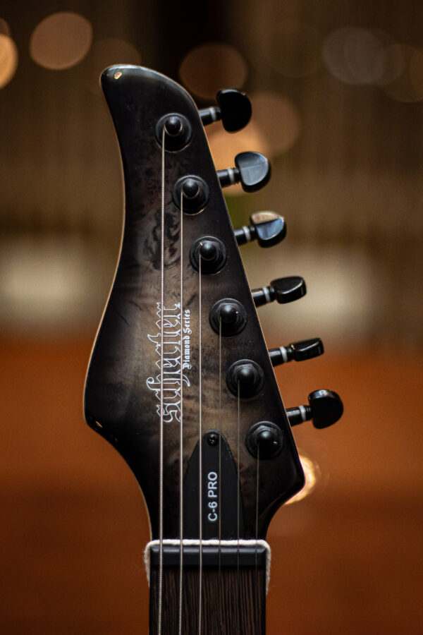 Schecter C-6 Pro Charcoal Burst CB - Image 7