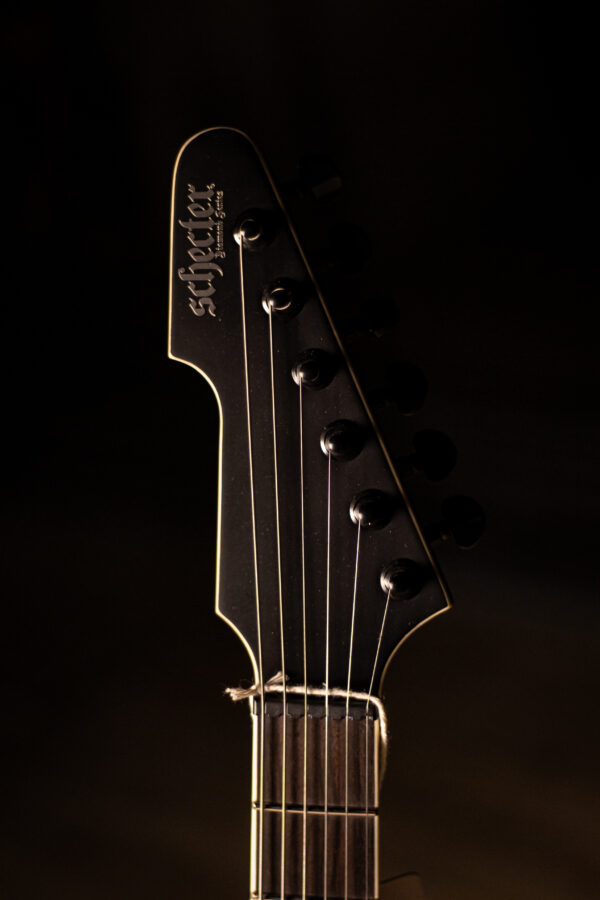 Schecter E-1 SLS Evil Twin Satin Black - Image 5