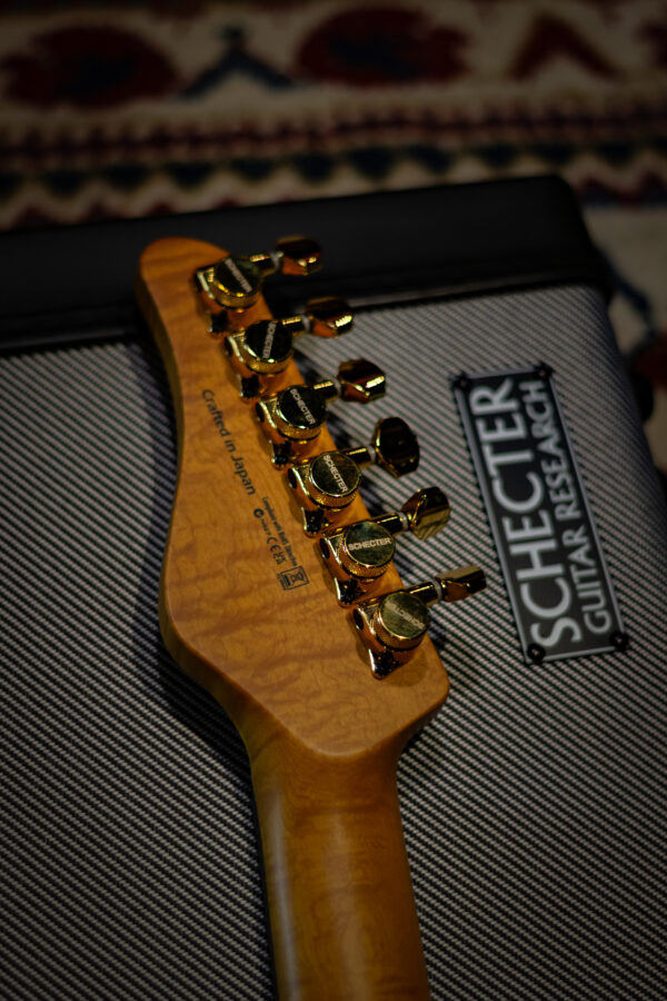 Schecter California Classic Trans Ambar C/case - Imagem 7